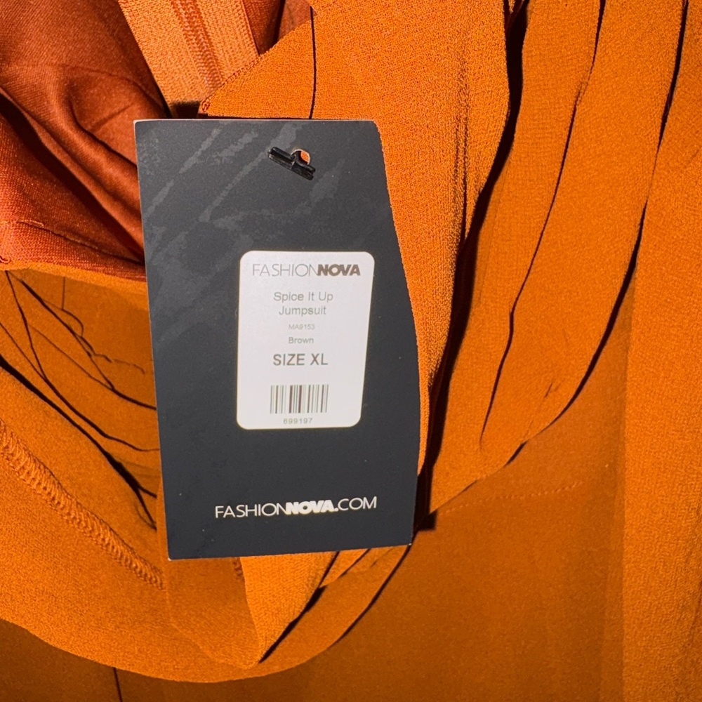 Fashion Nova Chic Orange Jumpsuit - Picture 4 of 6
